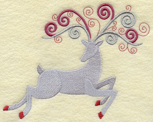 Silver Sparkle Reindeer