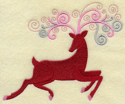 Reindeer with Swirls