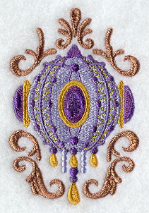 Victorian Shimmer Ornament - Filigree