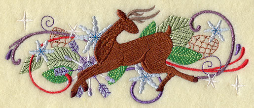 Reindeer Glitz Border