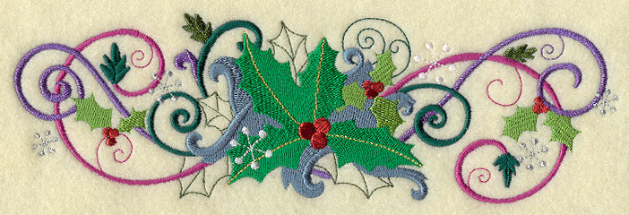 Holly Glitz Border