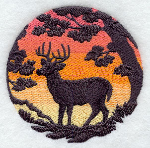 Deer Silhouette at Sunset