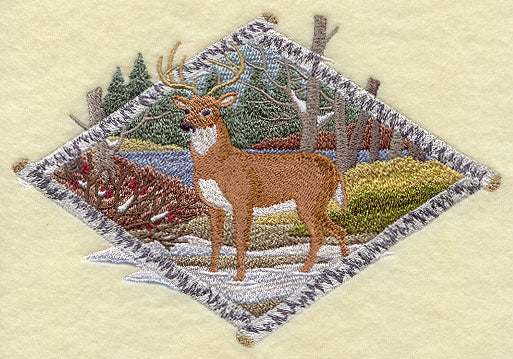 Birchbark Diamond Deer