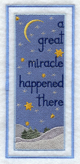 Snowy Evening - A Great Miracle Happened Here