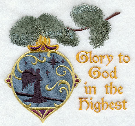 Silhouette Ornament - Glory to God in the Highest