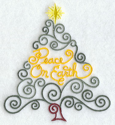 Season's Tidings Tree - Peace on Earth