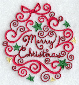 Season's Tidings Ornament - Merry Christmas