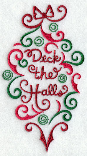 Season's Tidings Ornament - Deck the Halls