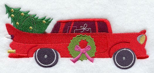 Christmas Classic Car