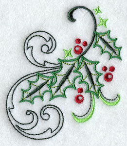 Holly and Stars (Vintage)