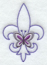 Fleur-de-lis and Butterfly Accessory