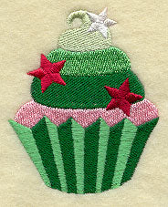 Frosted with Stars Cupcake