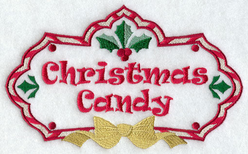 Christmas Candy Label