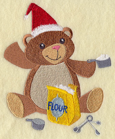 Beary Christmas Baker - Measuring Flour