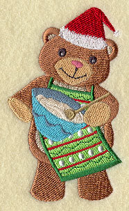 Beary Christmas Baker - Mixing Dough