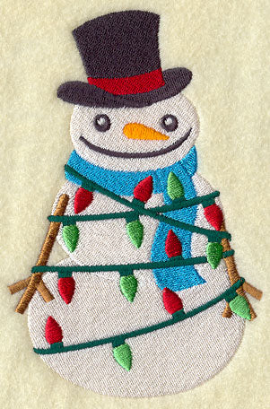 Tangled Up in Lights Snow Dad