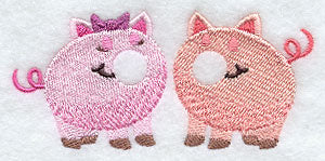 Button Buddies - Pigs (Add Buttons)