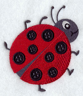 Button Ladybug