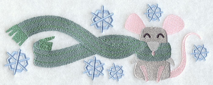 Wrapped Up In Winter Mouse