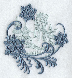 Snowflakes and Snowman Echo 1