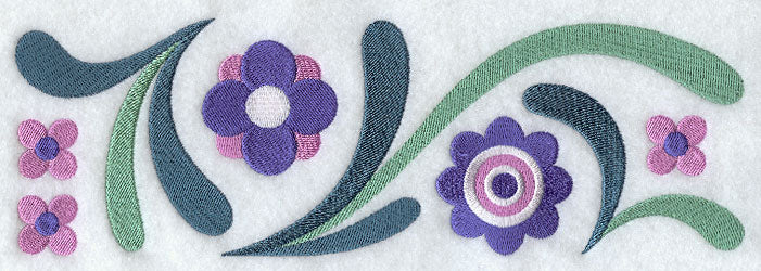 Owl and Flowers - Floral Border