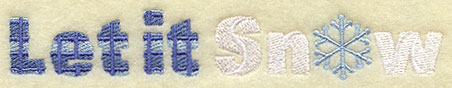Let It Snow Border