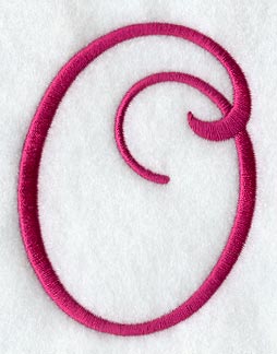 Fancy Flourish Number 0 - 4 Inch