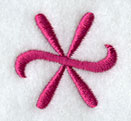 Fancy Flourish Punctuation Asterisk - 4 Inch