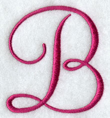 Fancy Flourish Capital Letter B - 4 Inch