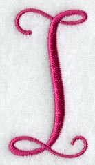 Fancy Flourish Capital Letter I - 4 Inch