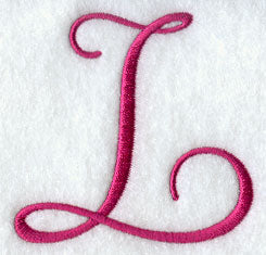 Fancy Flourish Capital Letter L - 4 Inch