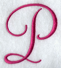 Fancy Flourish Capital Letter P - 4 Inch
