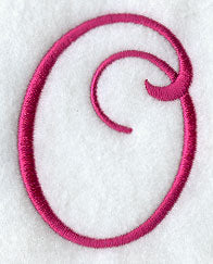 Fancy Flourish Number 0 - 4 Inch