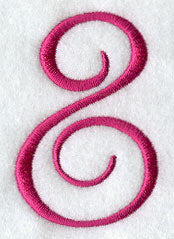 Fancy Flourish Number 8 - 4 Inch
