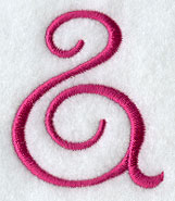 Fancy Flourish Punctuation Ampersand - 4 Inch