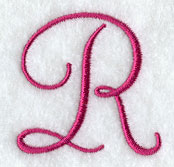 Fancy Flourish Capital Letter R - 4 Inch