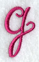 Fancy Flourish Lower Case g - 4 Inch