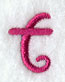 Fancy Flourish Lower Case t - 4 Inch