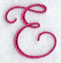 Fancy Flourish Capital Letter E - 4 Inch