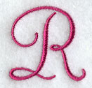 Fancy Flourish Capital Letter R - 4 Inch
