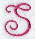 Fancy Flourish Capital Letter S - 4 Inch