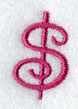 Fancy Flourish Punctuation Dollar Sign - 4 Inch