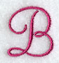 Fancy Flourish Capital Letter B - 4 Inch