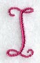 Fancy Flourish Capital Letter I - 4 Inch