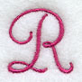Fancy Flourish Capital Letter R - 4 Inch