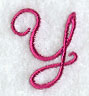 Fancy Flourish Capital Letter Y - 4 Inch
