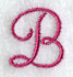 Fancy Flourish Capital Letter B - 4 Inch