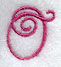 Fancy Flourish Capital Letter O - 4 Inch