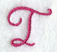 Fancy Flourish Capital Letter T - 4 Inch