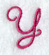 Fancy Flourish Capital Letter Y - 4 Inch